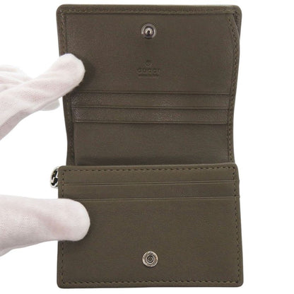 Gucci Blondi 760317 Leather Brown Fold Wallet Brown 1388 Gucci