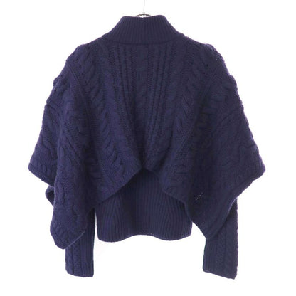 Hermes 21aw Pull Ml Esprit Cape Mohair Blend Cashmere Cape Knit Sweater