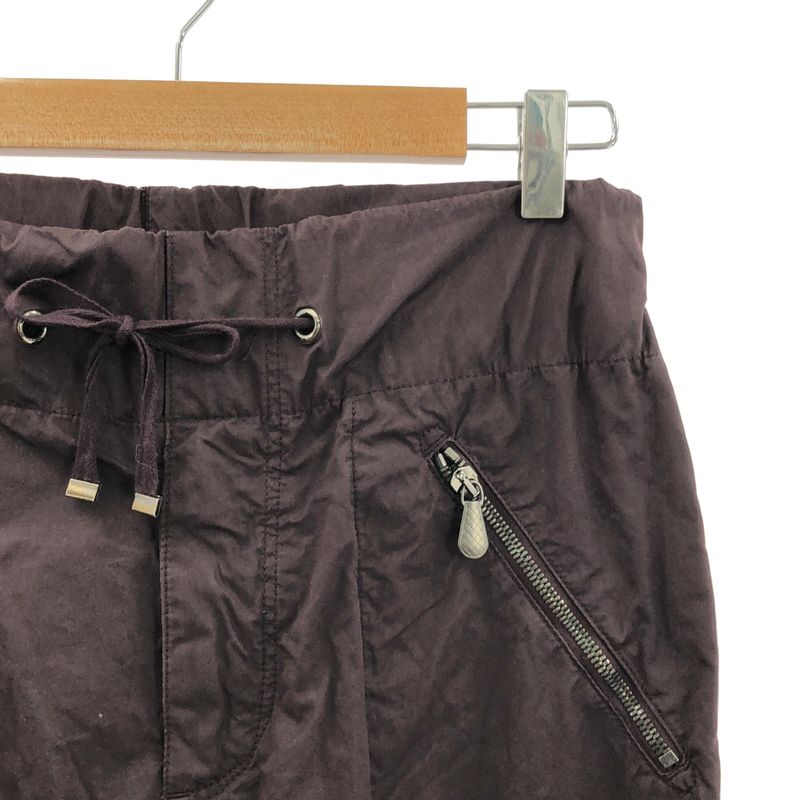 Bottega Veneta Cotton High Waist Drawstring Pants - 44 - Bordeaux - Men's