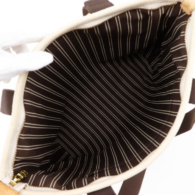 Louis Vuitton Cabas MM Antigua M40036 Canvas Ecru White/brown Sp1005 Unisex