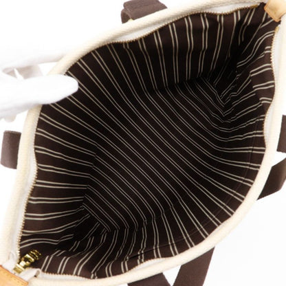 Louis Vuitton Cabas MM Antigua M40036 Canvas Ecru White/brown Sp1005 Unisex