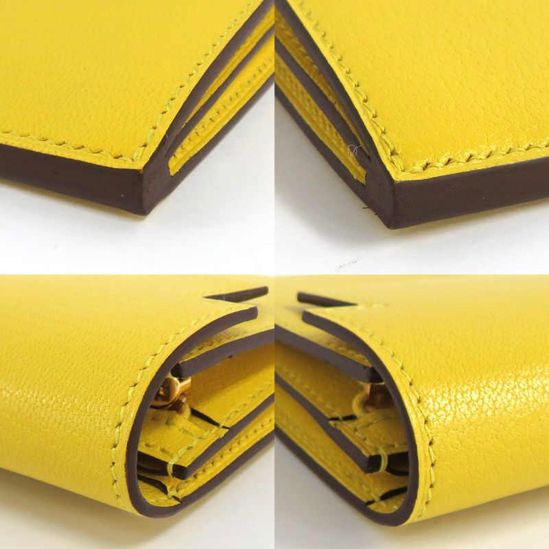 Hermes Kelly Pocket Long Jo-nunapur Pink Gold Hardware W Engraved 2024