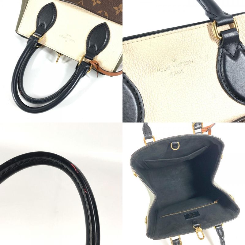 Louis Vuitton Handbag Fold Tote PM M45388 Monogram Canvas Brown