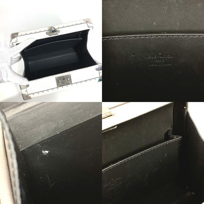 Louis Vuitton Shoulder Bag Trunk Clutch Box M11049 Monogram Canvas White