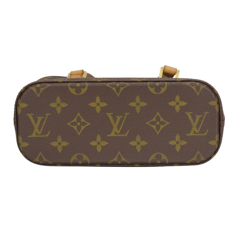 Louis Vuitton Handbag Vavin PM M51172 Monogram Nubuck Brown Gold Hardware