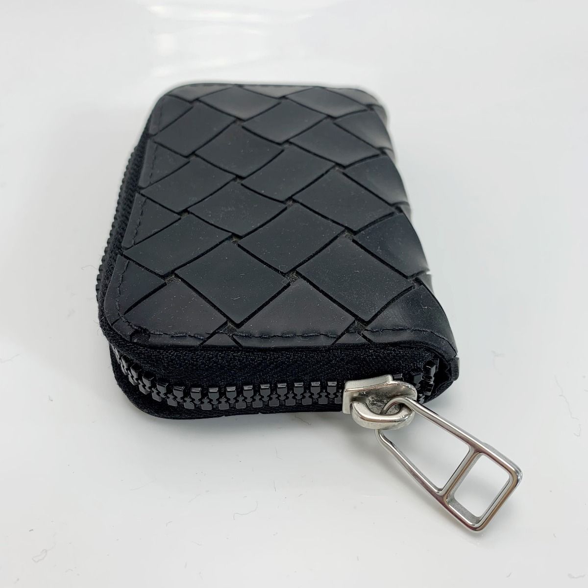 Bottega Veneta Black Wallet Coin Case