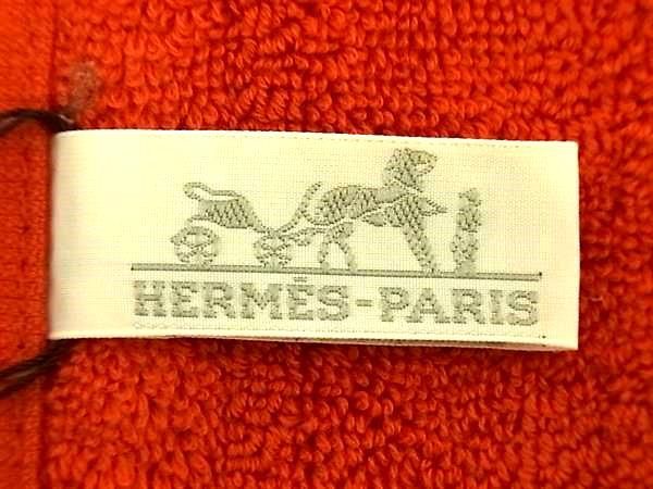 Hermes Stearns 100% Cotton Face Towel Hand Towel Women Orange Fc0066