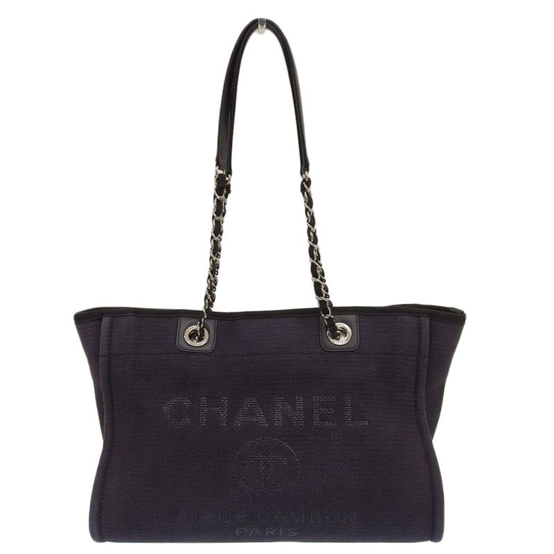 Chanel Deauville Tote MM Shoulder Bag