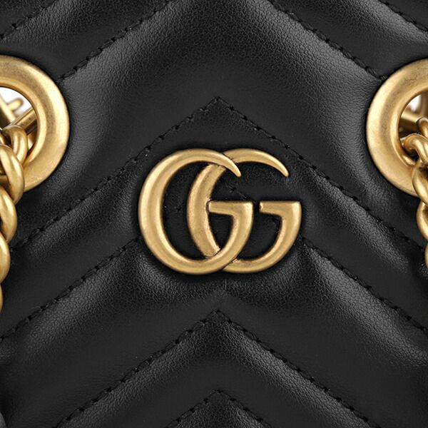 Gucci Shoulder Bag GG Marmont Black