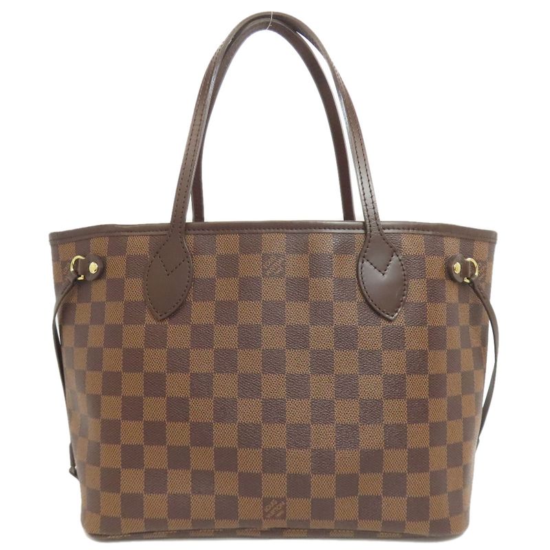 Louis Vuitton N41359 Neverfull PM Handbag Damier Canvas Women