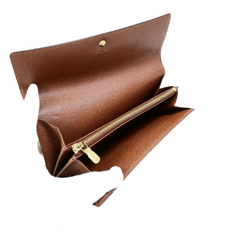 Louis Vuitton Long Wallet Monogram Porte Monet Cles Di 61ec360