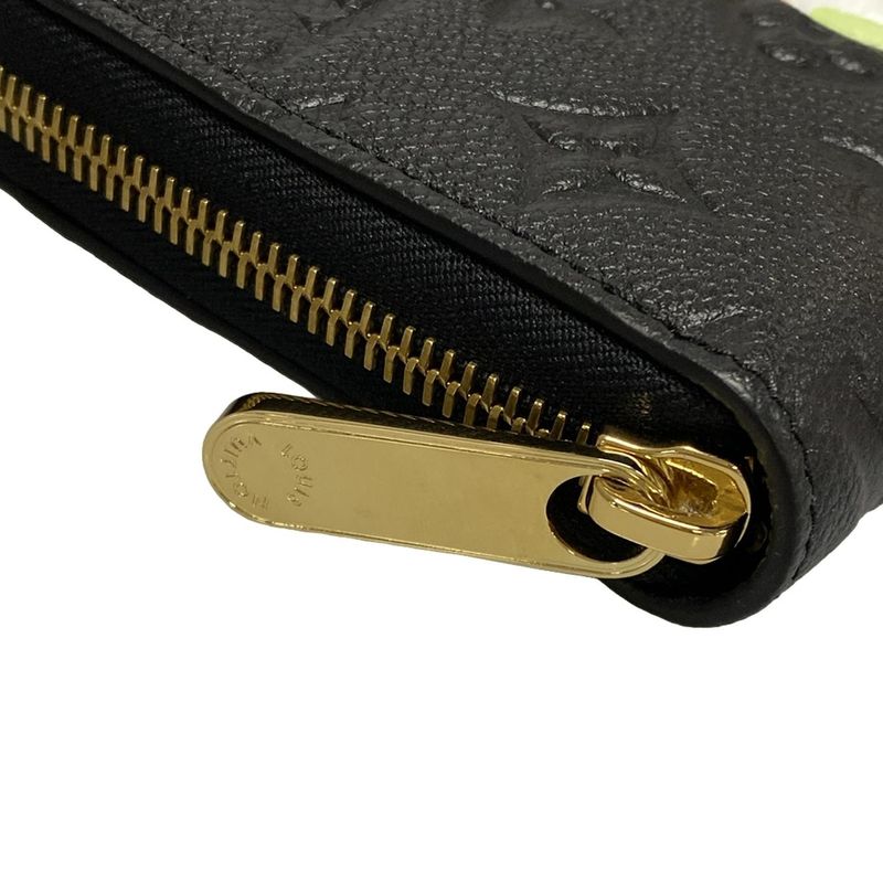 Louis Vuitton Monogram Panda LV X TM Zippy Wallet M14160 Noir Black Leather