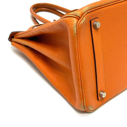 Hermes Handbag Birkin 35 Vaux Epson Orange