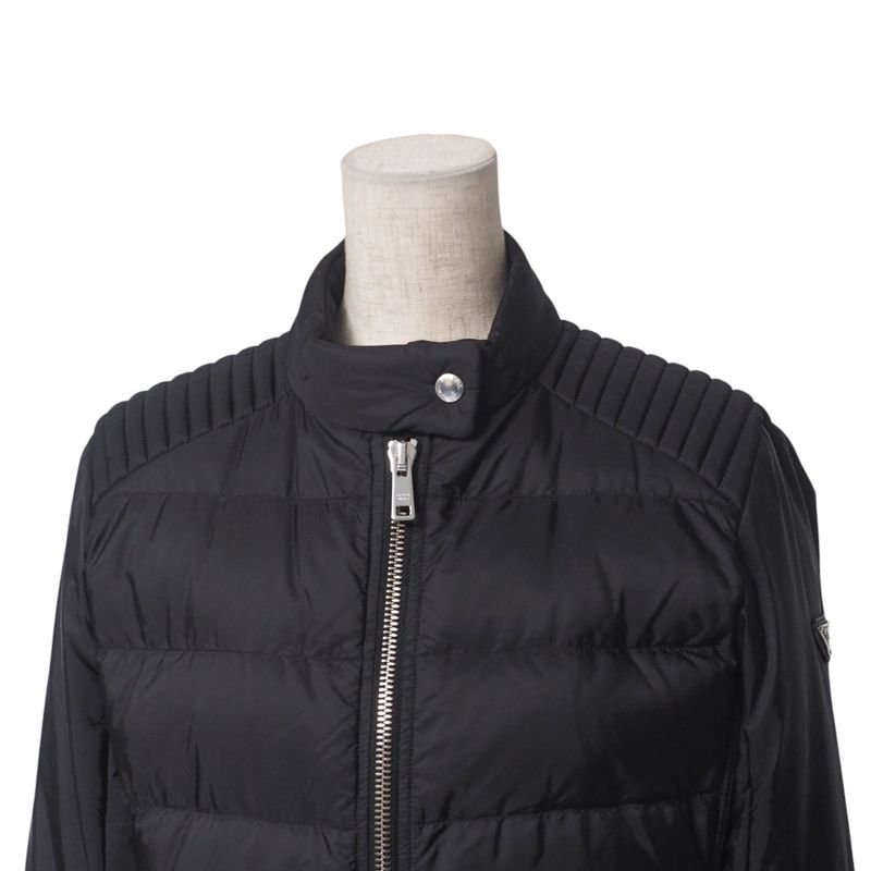 Prada Down Jacket Size 42 Triangle Logo Triangle Logo Plate Outerwear Nylon