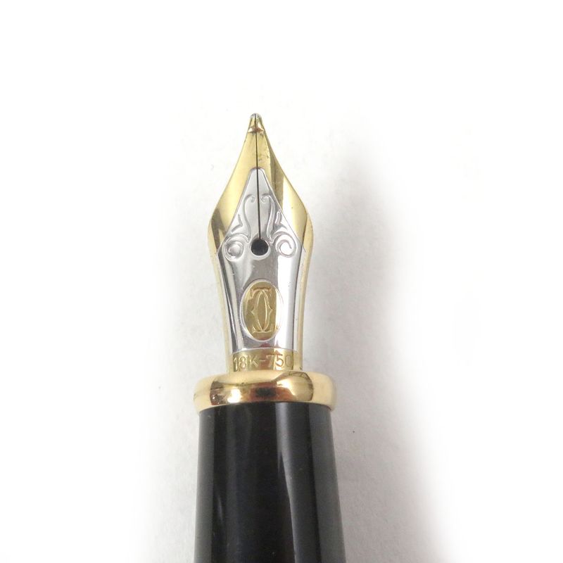 Cartier Diabolo De Cartier Blue Gemstone Nib 18k M Nib Capped