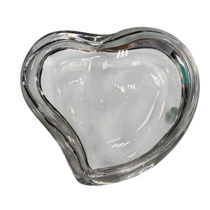 3181 Tiffany & Cotiffany & Co Elsa Peretti Heart Box Crystal Used Excellent
