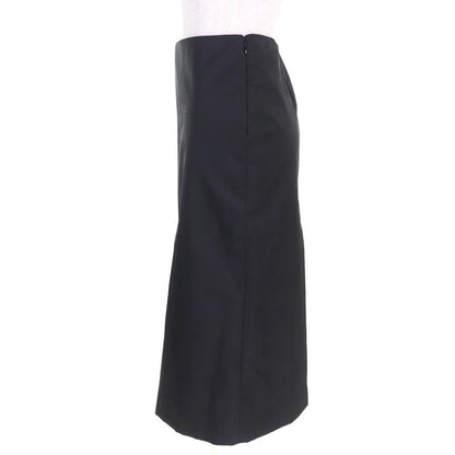 Prada 2022 21h924 Triangle Logo Triangle Plate Re Nylon Long Tight Skirt