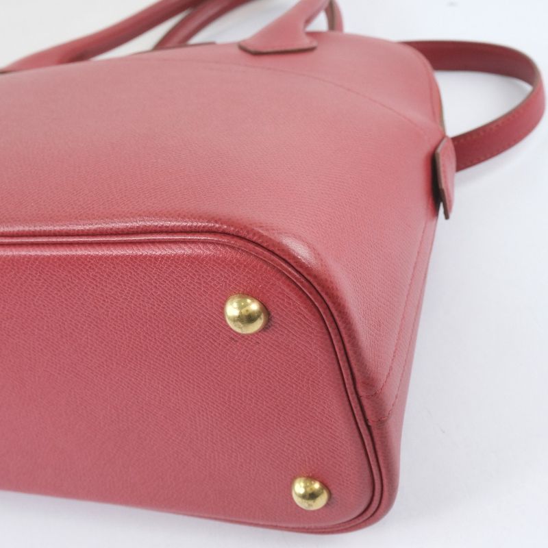 Hermes Bolide 31 Courchevel Red 0Y Ladies Handbag