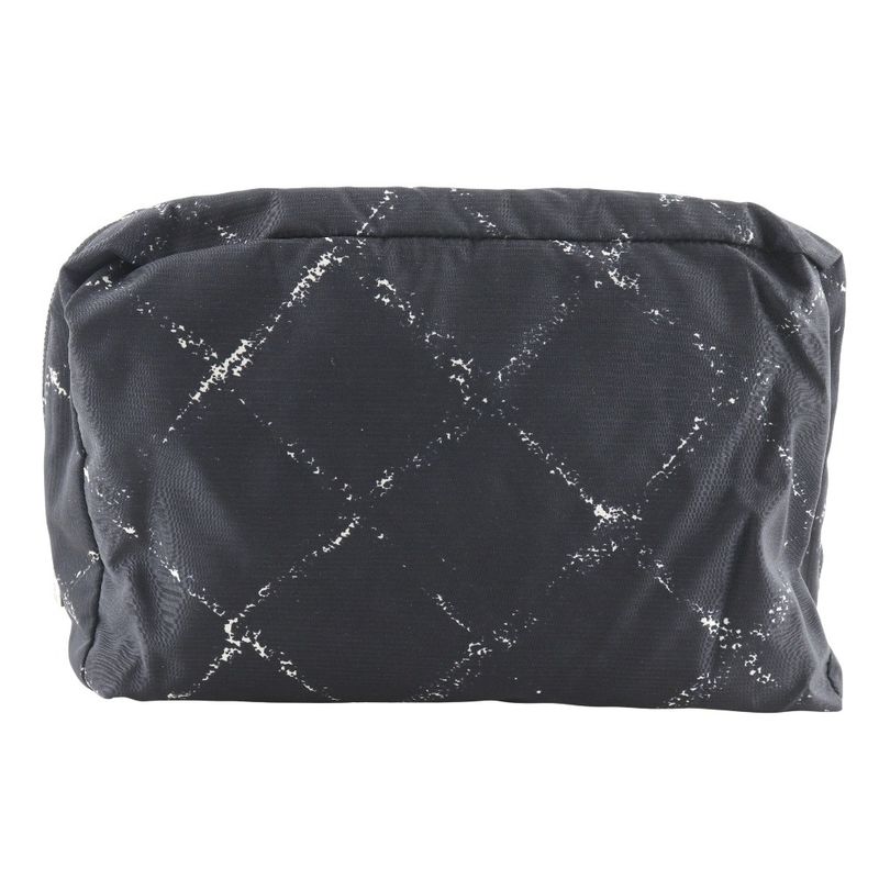 Chanel Travel Line Nylon Black Unisex Pouch