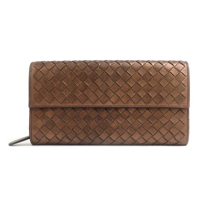 Bottega Veneta Long Wallet In Intrecciato