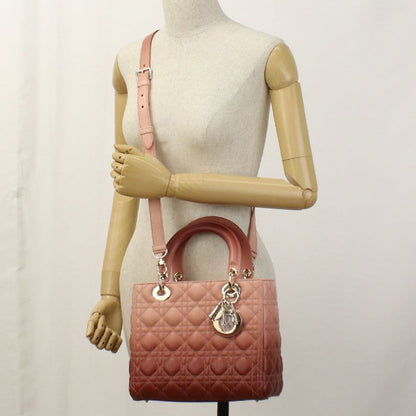 DIOR Medium Lady Dior Handbag Lambskin Ladies