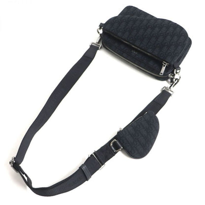DIOR Om 1adpo276yky_h03e Oblique Jacquard Saddle Three-in-one Pouch 3-in-1 Bag