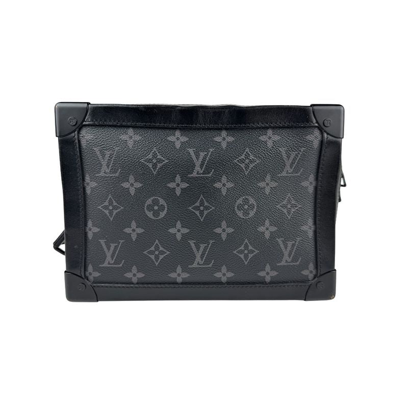 Louis Vuitton Crossbody Shoulder Bag Monogram Eclipse Soft Trunk M44730
