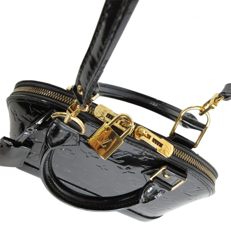 Louis Vuitton Crossbody Shoulder Bag Handbag Monogram Vernis Alma BB M90063