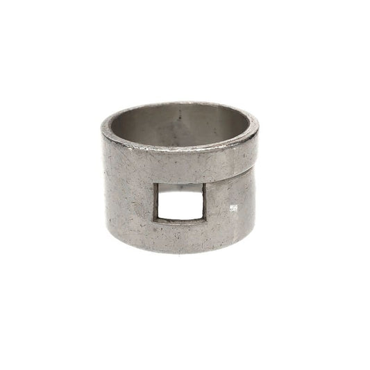 Gucci Square Cut Silver Ring Silver About Size 14