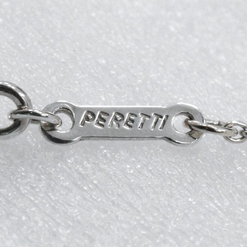 Tiffany & Co Open Teardrop Elsa Peretti 925 Silver Ladies 2.7g Necklace