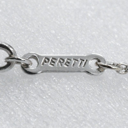 Tiffany & Co Open Teardrop Elsa Peretti 925 Silver Ladies 2.7g Necklace