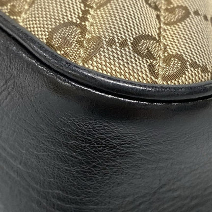 Gucci Shoulder Bag GG Marmont 447632 Beige Dark Brown And Black Chain Shoulder