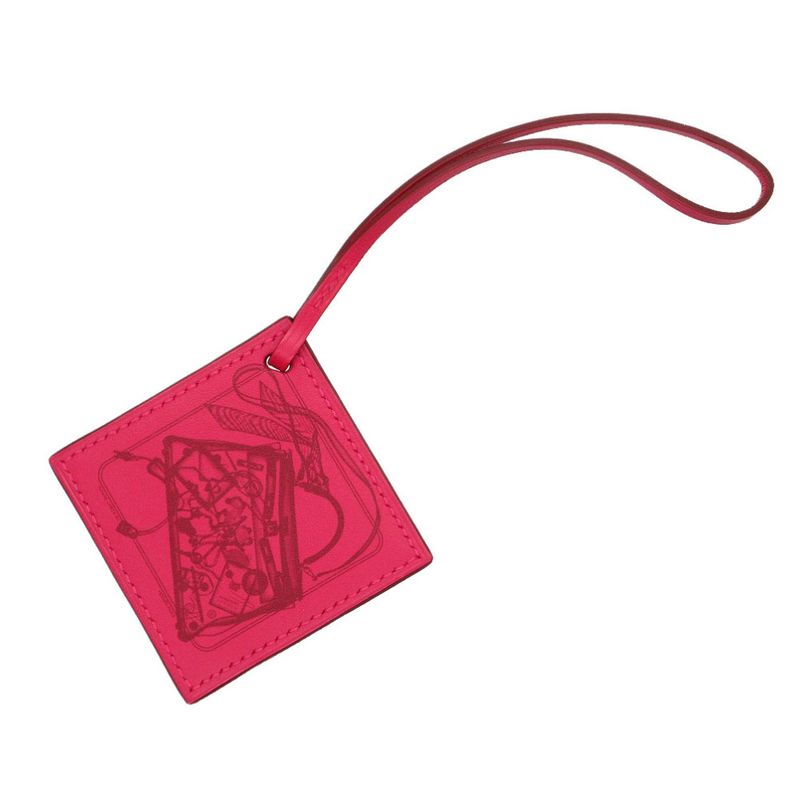 Hermes Carre Nano Charm Vorsoft Rose Mexico Bag Charm 1844 Hermes