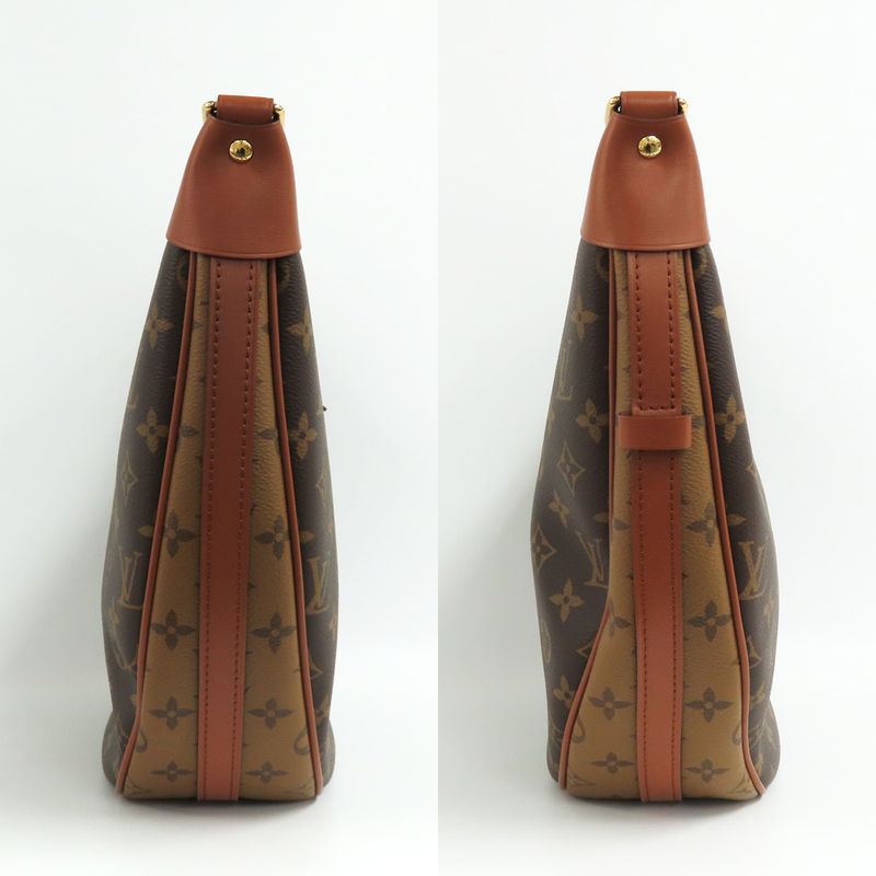 Louis Vuitton Loup Hobo M46311 Monogram Reverse Shoulder Bag Brown