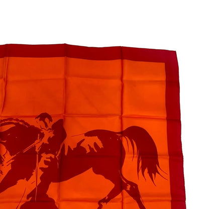 Hermes Scarf Silk Zingaro Tokyo 2005 Zingaro Tokyo 2005 Orange