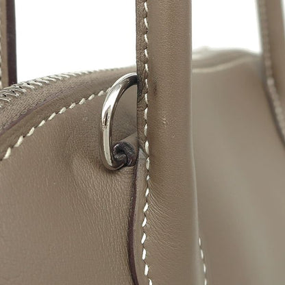 Hermes 2way Bag Bolide 27 Swift Etoupe Silver Hardware Glazed Shoulder Y
