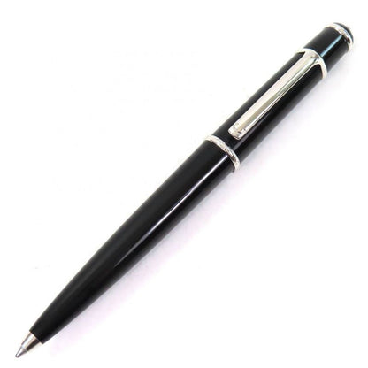 Cartier Diabolo De Cartier Blue Gemstone Twist Ballpoint Pen Black Silver Made