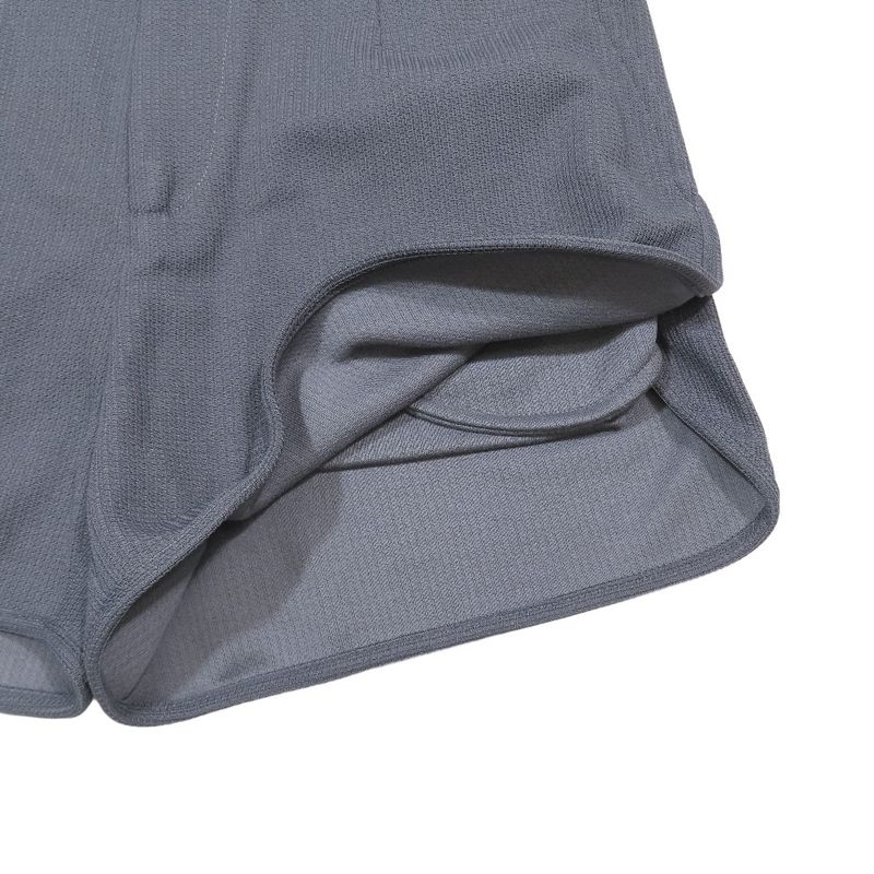 Unused 23ss Dior Micro Shorts Back Logo Embroidery 383j131a0828 Zip Fly L Gray