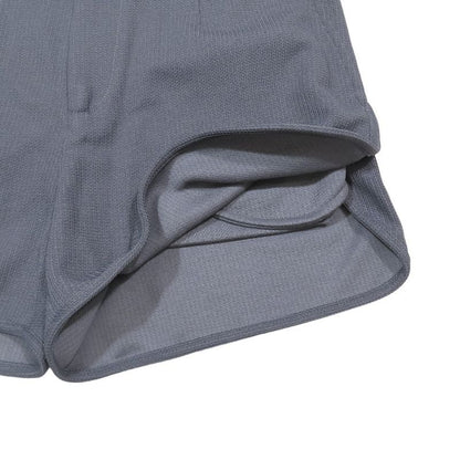 Unused 23ss Dior Micro Shorts Back Logo Embroidery 383j131a0828 Zip Fly L Gray