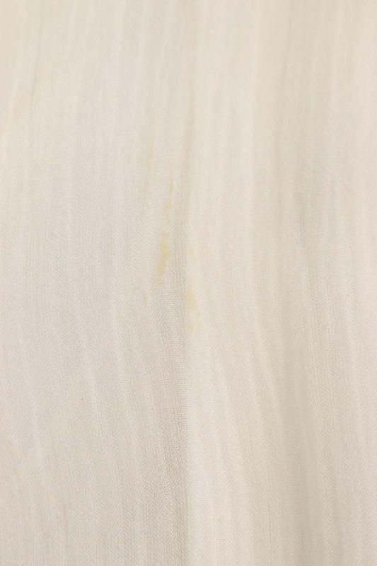 Chanel 21AW P71100v40206 Frilled Silk Sheer Blouse Women 36