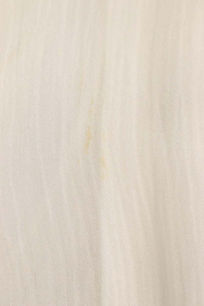 Chanel 21AW P71100v40206 Frilled Silk Sheer Blouse Women 36