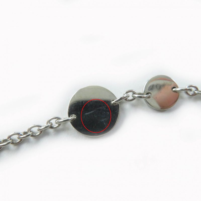 Hermes Sv925 Au750 Confettis Confetti Necklace Serie Silver Gold Made In France