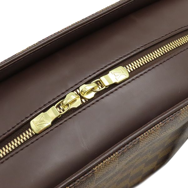 Louis Vuitton Handbag Sarria Orizontal Damier Canvas Damier Ebene Gold Hardware