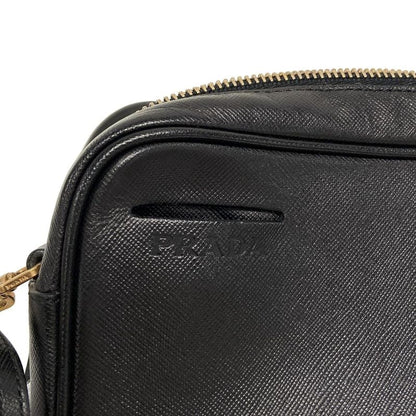 Prada Shoulder Bag - Bt0077 Black Leather