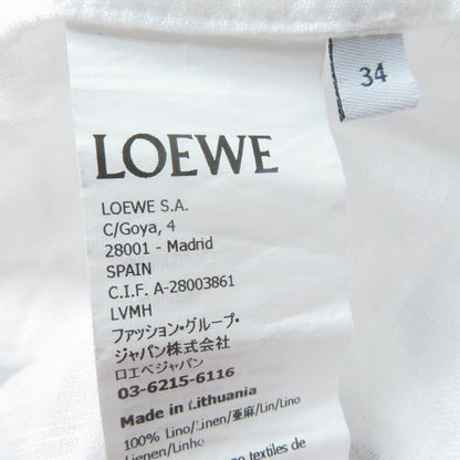 LOEWE×paulas Ibiza LOEWE×paulas Ibiza S616y07x32 100% Linen Palm Print Hooded