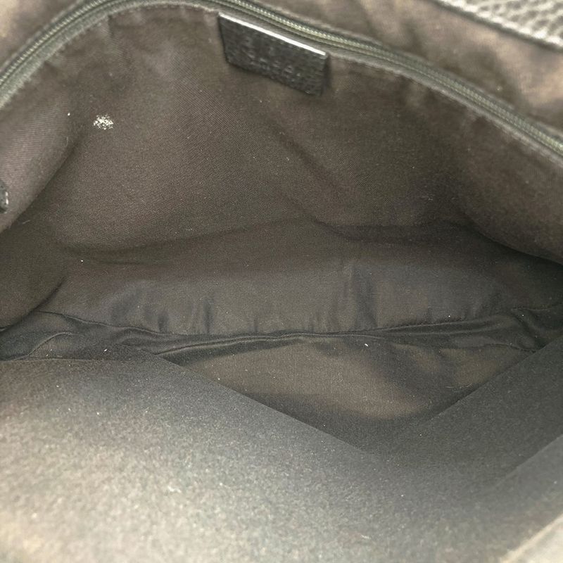 Gucci 179777 Shoulder Bag Brown GG Pattern Denim Women Men Fashion