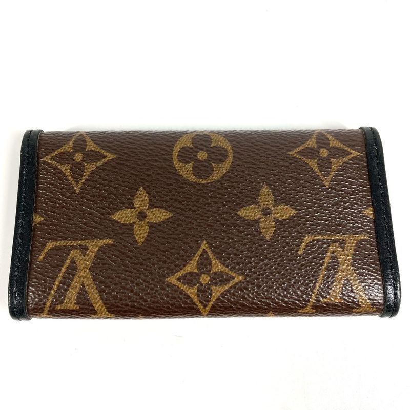 Louis Vuitton Key Case Multicles 6 M60165 Monogram Macassar Canvas Brown