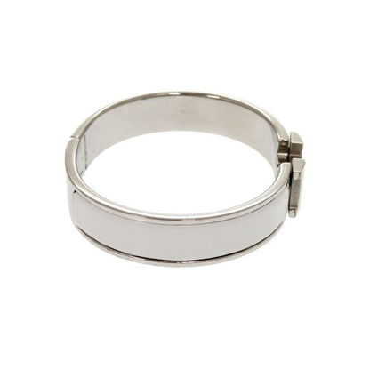 Hermes Click H Click Clack PM Metal Gray Bracelet Bangle 0029 Hermes