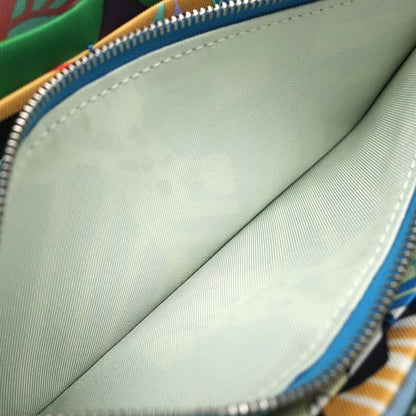 Hermes Long Azap Long Silk Inn Vaux Epson Vert Fizz Silver Hardware Unused