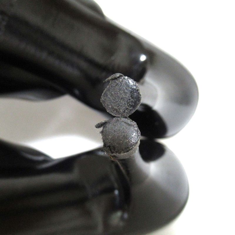 Gucci Patent Leather High Heel Lace Up Mules Sandals Size 36.5c Approx 23.5cm